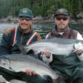 Coho or Silvers in late July